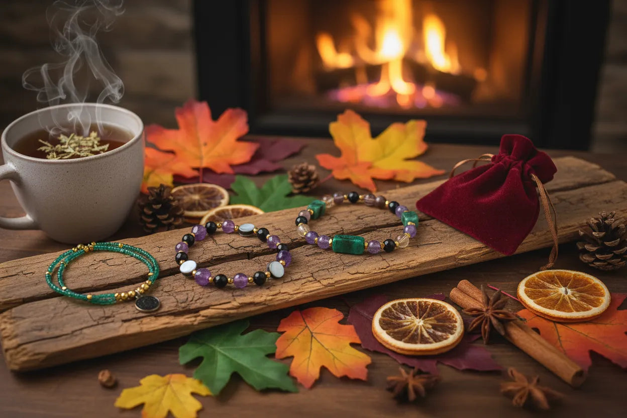 Szepty Jesieni: Jesienna Biżuteria z Kamieni Naturalnych